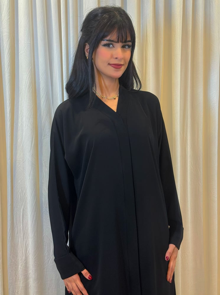 Jabzour abaya set with zipper