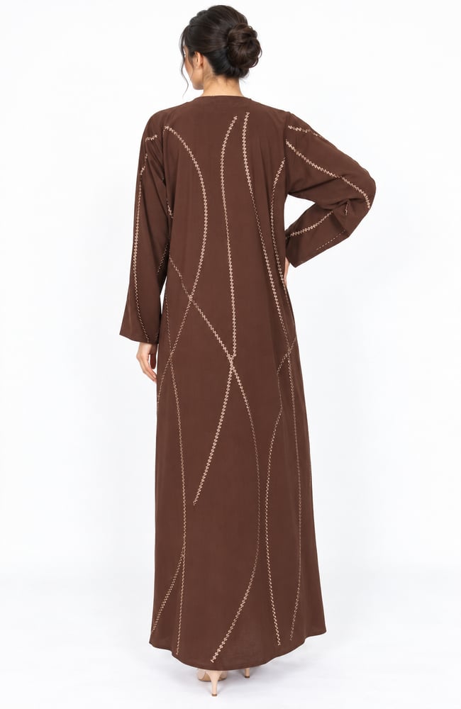طقم عباية كلوش مفتوح