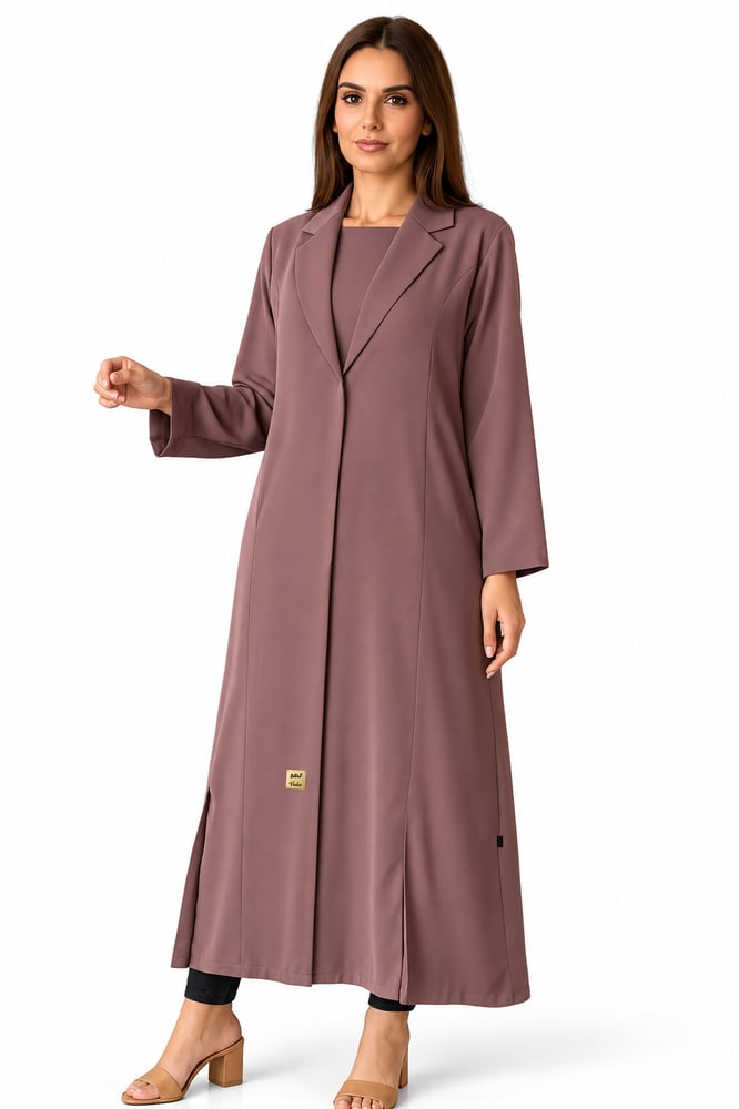 A set of abaya with blazer cut