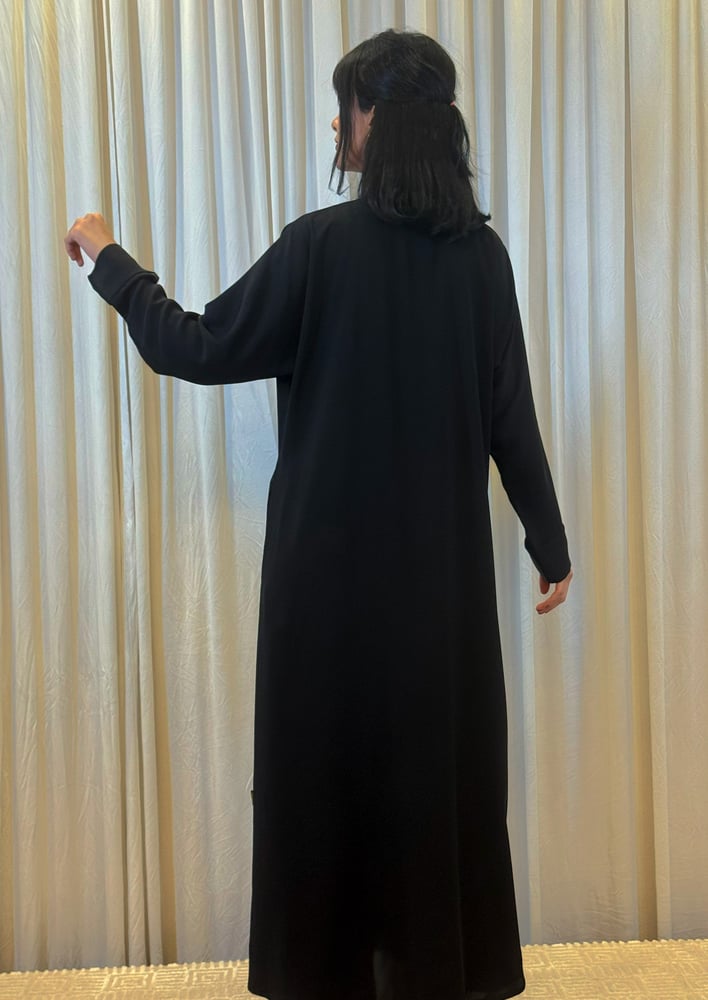 Jabzour abaya set with zipper