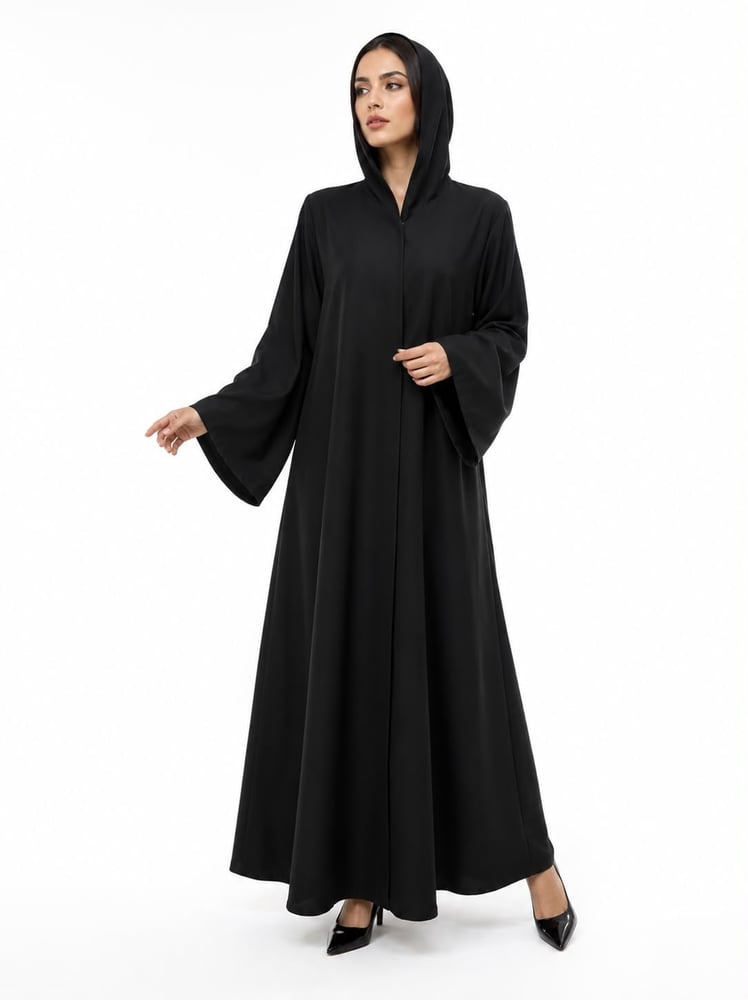 قم عباية كلوش كم 9 كريب ميني مات