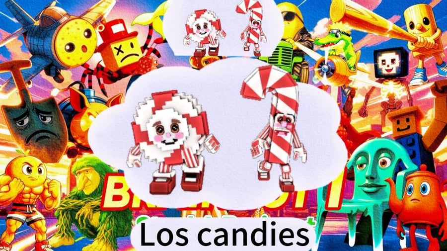 لوس كانديس ماب السرقه | Los candies steal a Brainrot
