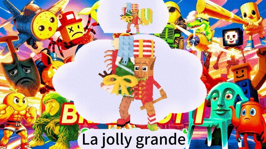 La jolly grande steal a Brainrot | لا جولي قراندي ماب السرقه