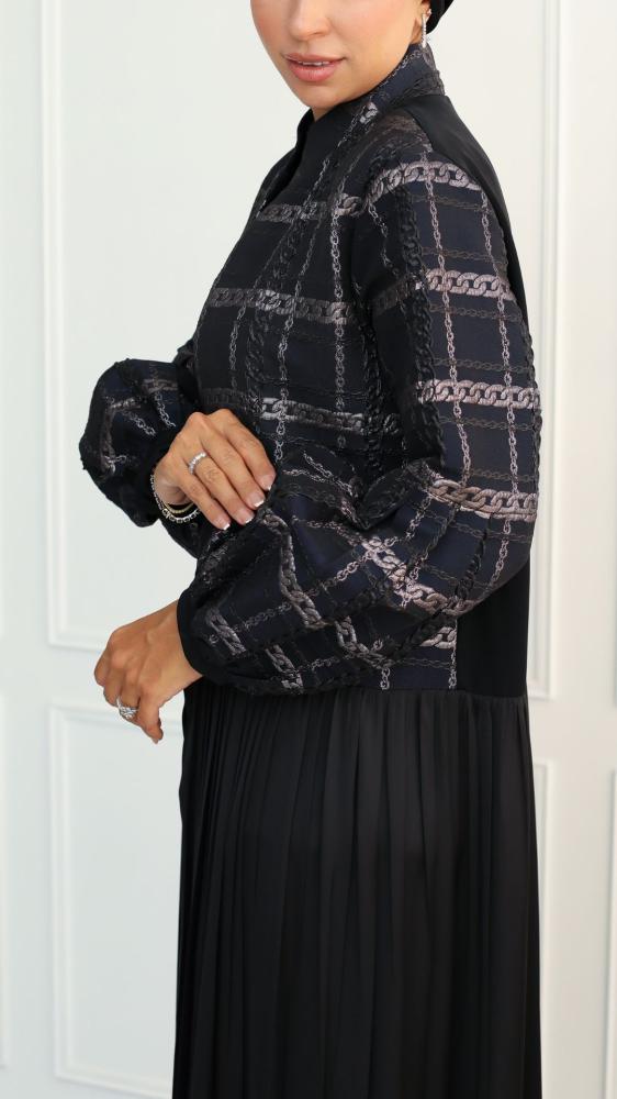 Sabeen navy abaya