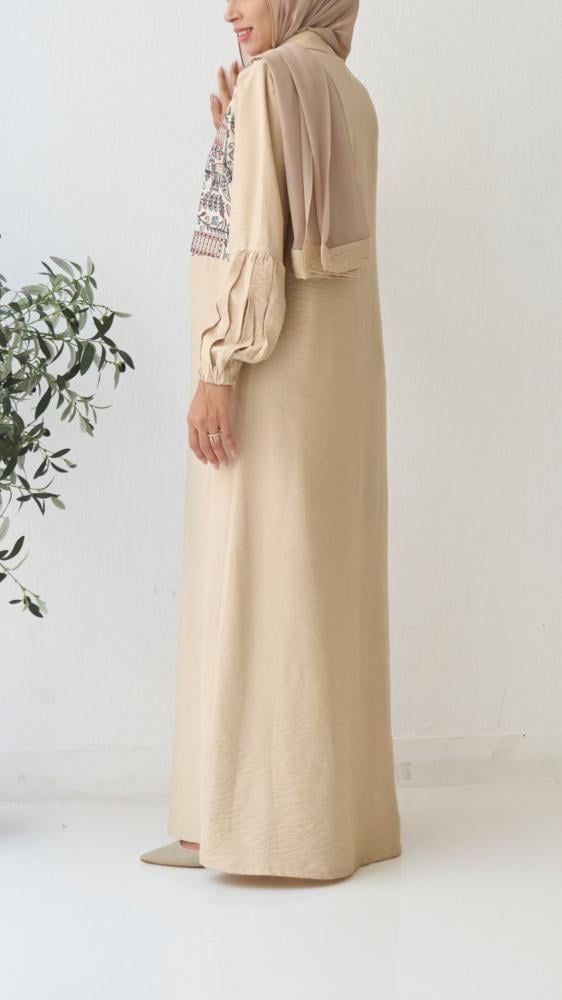 Naya beige abaya