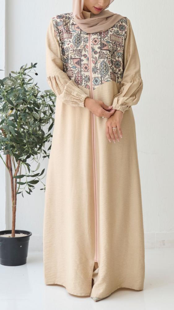 Naya beige abaya