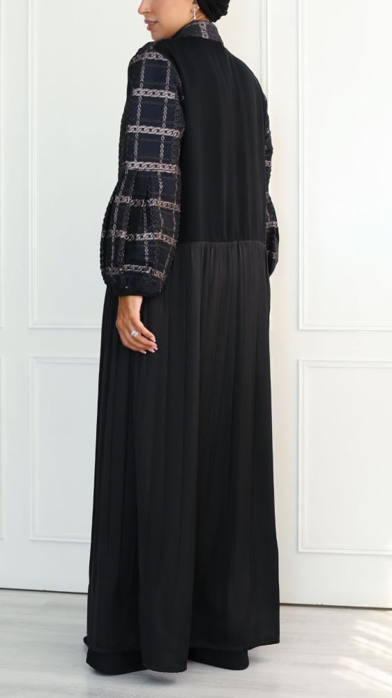 Sabeen navy abaya