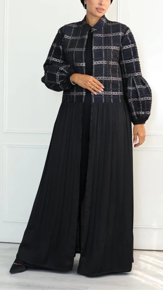 Sabeen navy abaya