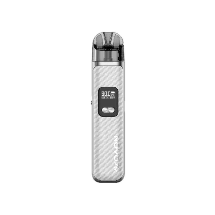 سحبة نوفو برو من سموك SMOK NOVO PRO لون فضي كاربون Silver Carbon Fiber