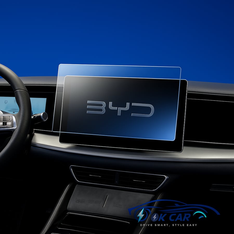 حماية شاشة زجاج مقوّى لسيارات BYD | وضوح عالي وجودة ممتازة