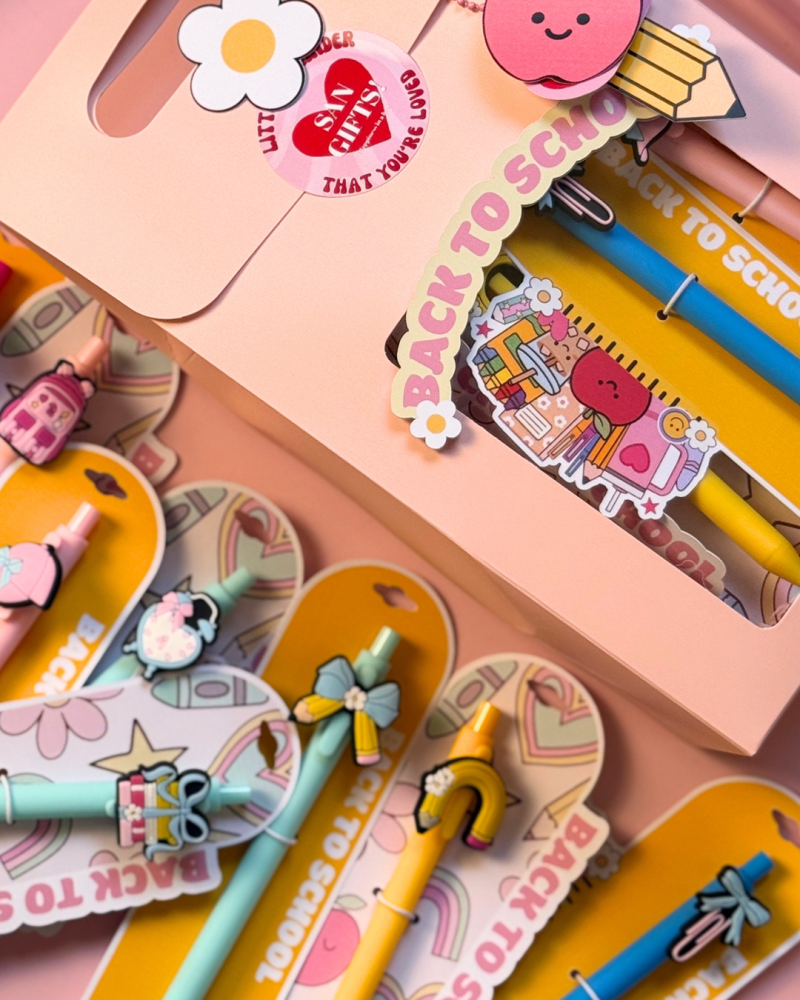 توزيعات هدايا أقلام العودة للمدارس - ️Back to school pen gift box ️