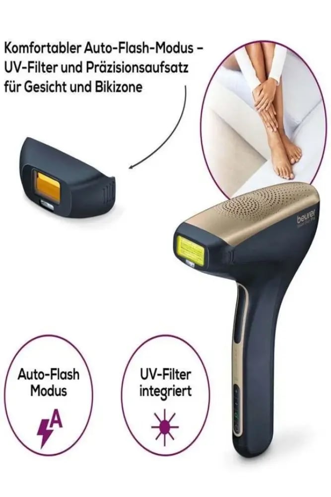 جهاز ازالة  الشعر بالومضات اسود IPL8500