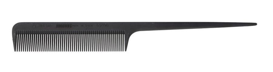 Euro Steel carbon comb with metal comb 215mm 09190