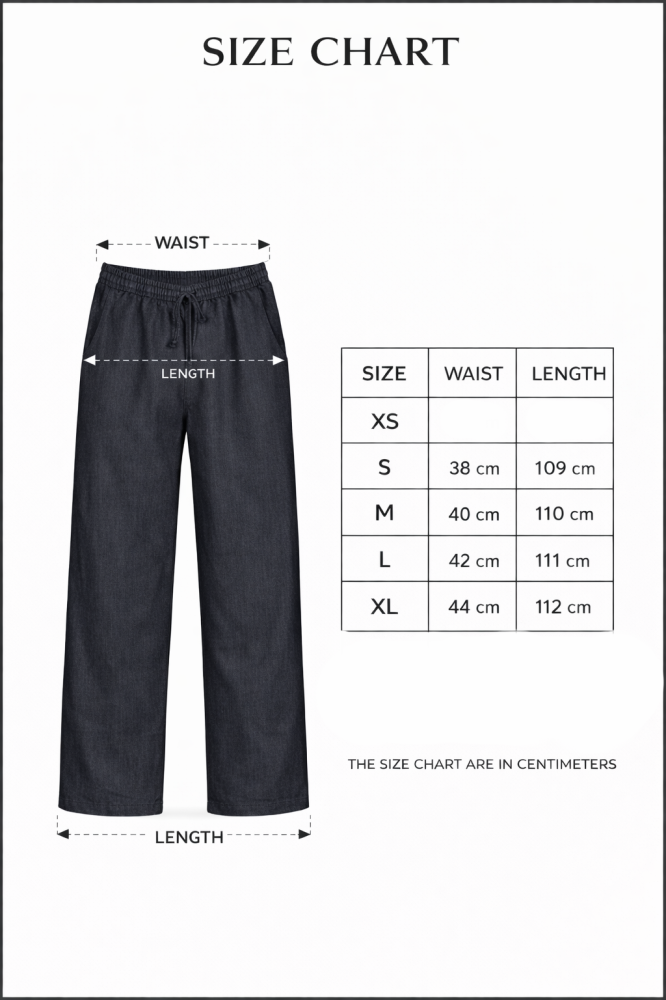 Split Denim Pants