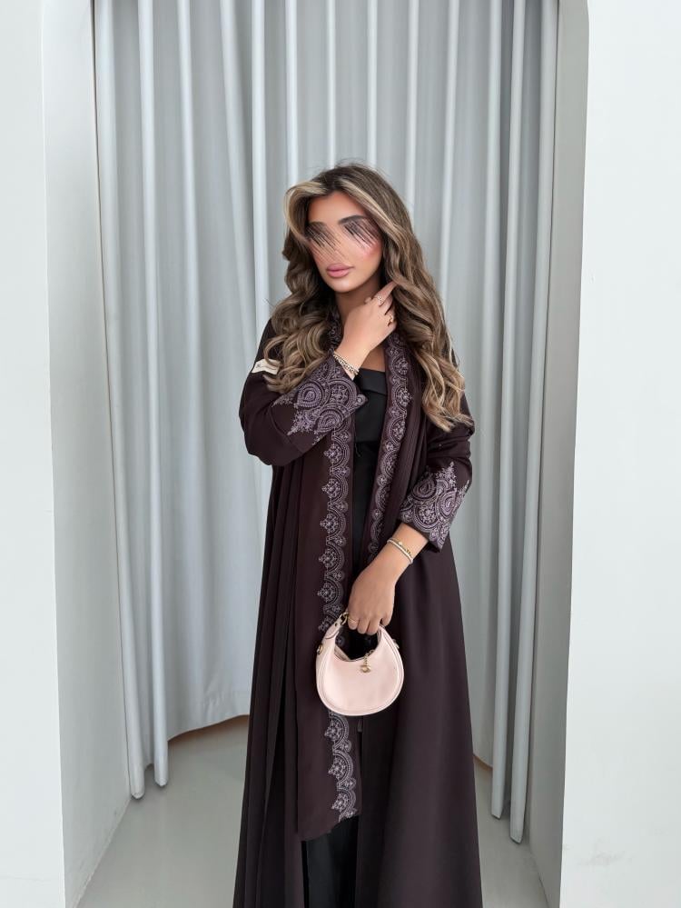 تطريز يدوي بُـنـي غامق#208