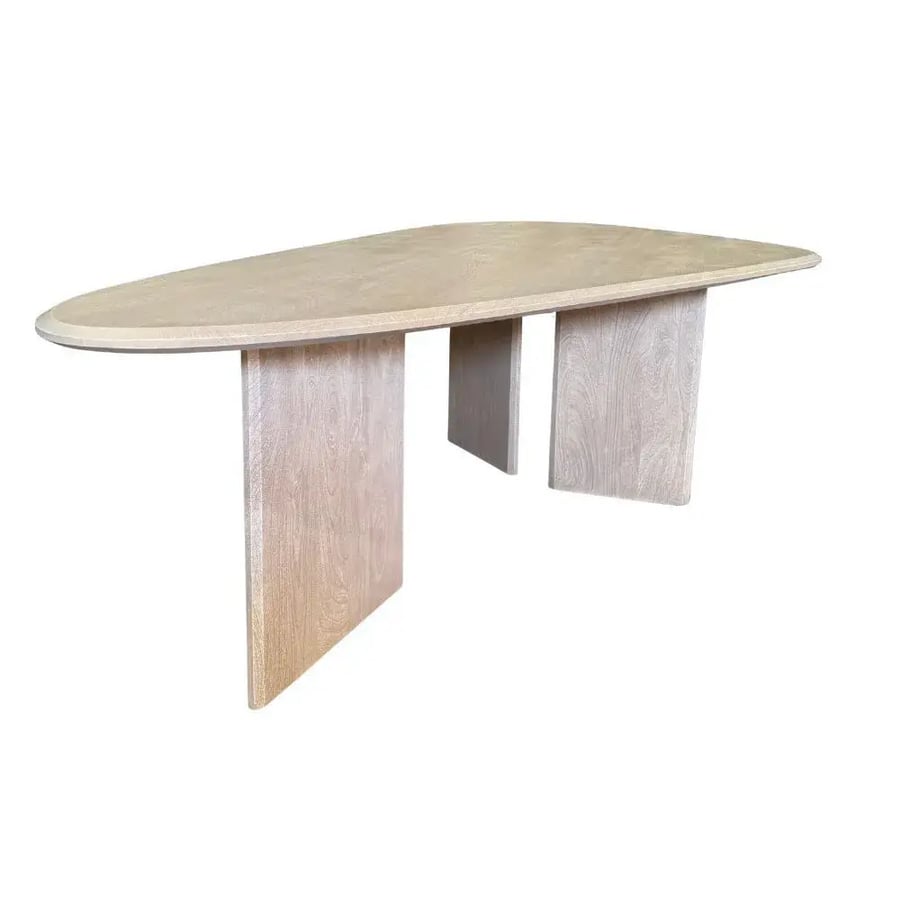 طاولة طعام سيمارا - 8 اشخاص - بيج
