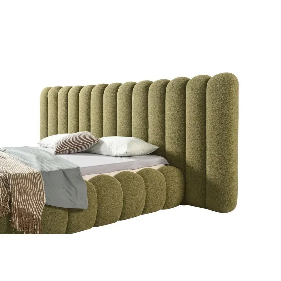 King bed Beverly 200*180 cm - green