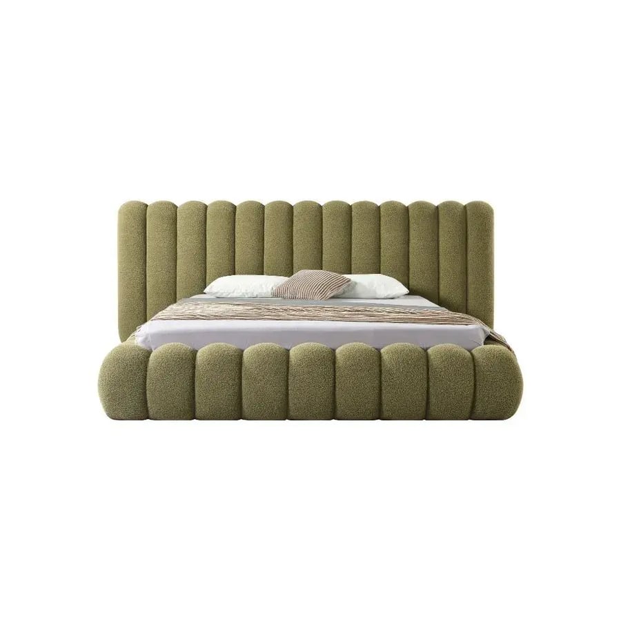 King bed Beverly 200*180 cm - green