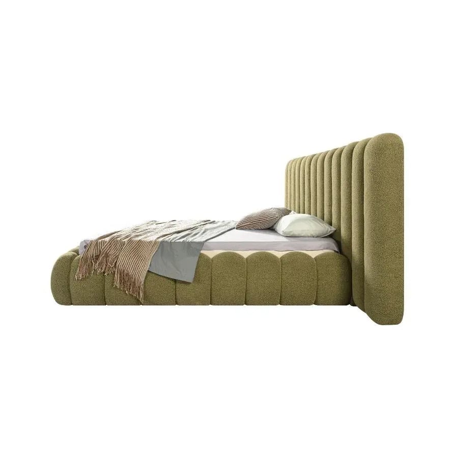 King bed Beverly 200*180 cm - green