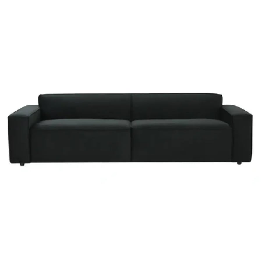 Olafur black velvet sofa