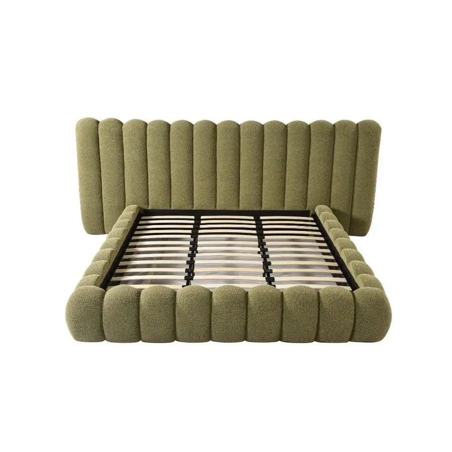 King bed Beverly 200*180 cm - green