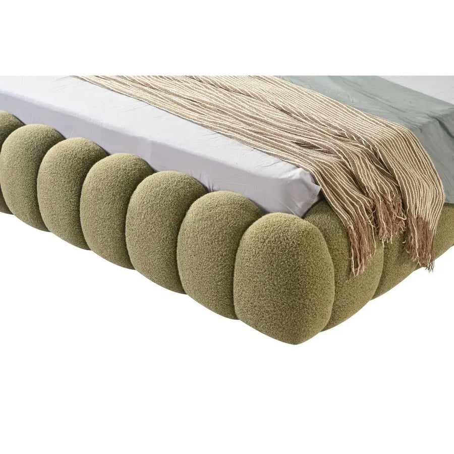 King bed Beverly 200*180 cm - green