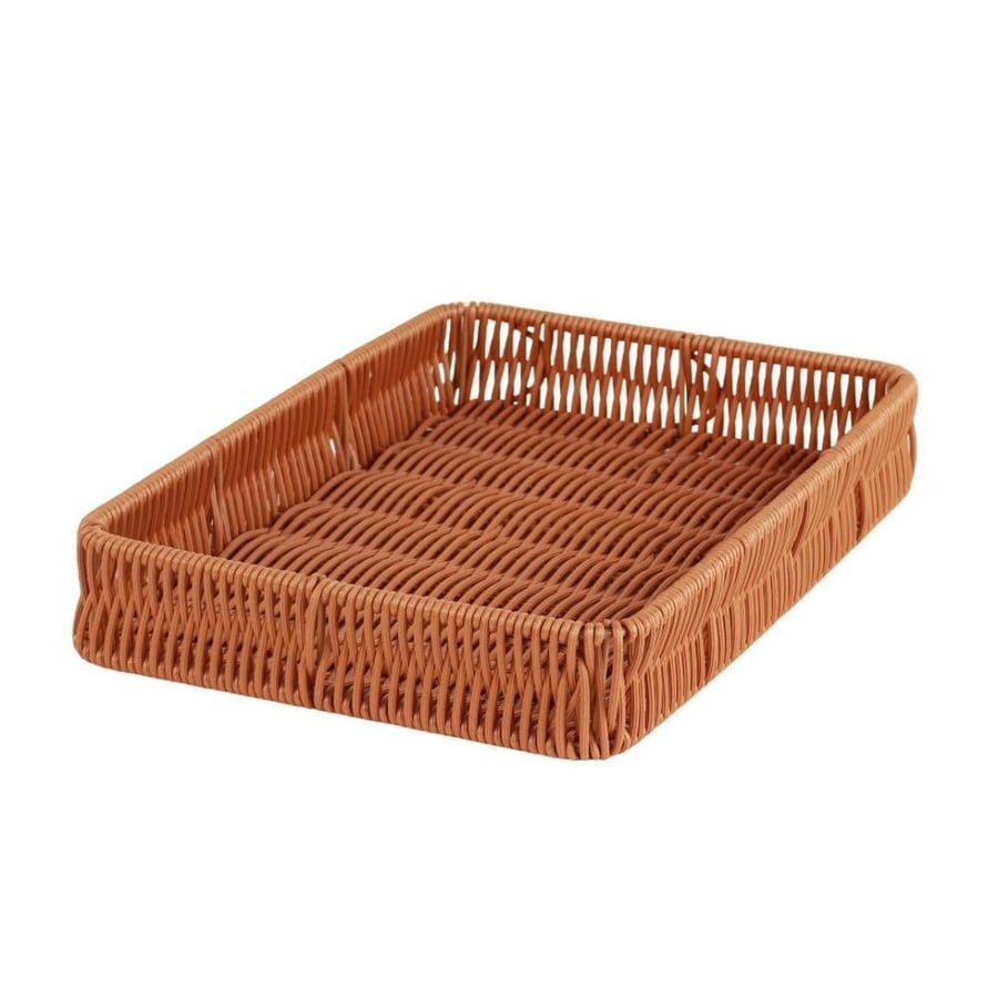 Wicker basket for serving fruits and nuts