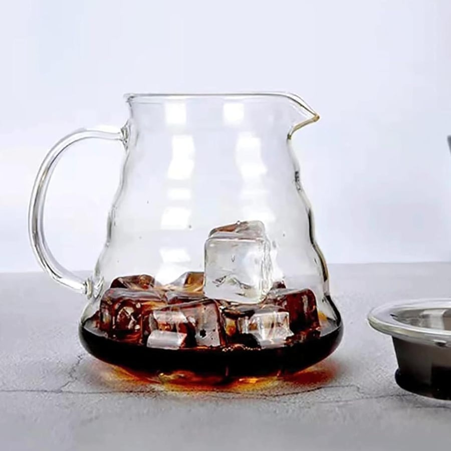 Glass coffee set