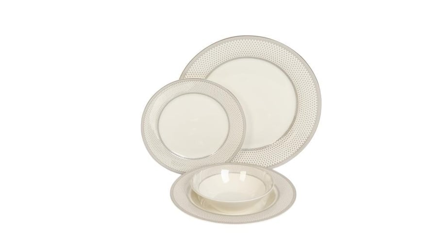 24-piece dining set with "Amaro Silver" pattern