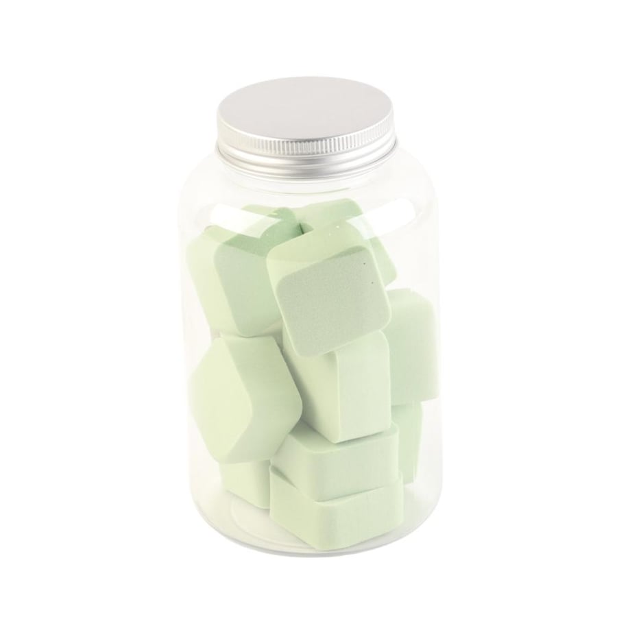 Square-shaped beauty sponge – 12 pieces