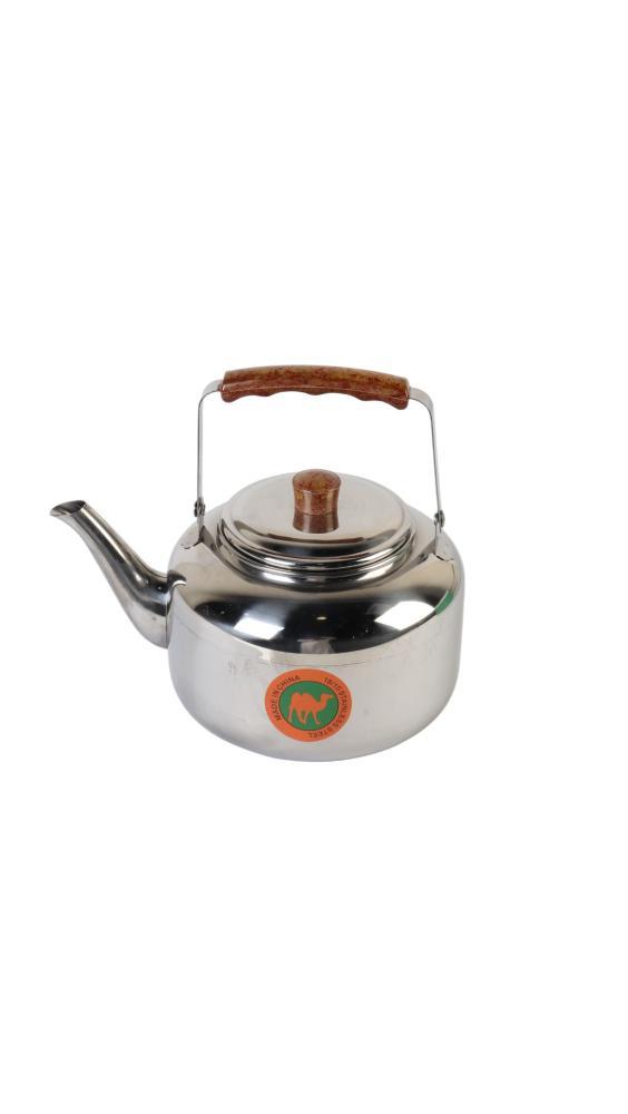 Stainless steel teapot with wooden handle – capacity 1.5 liters