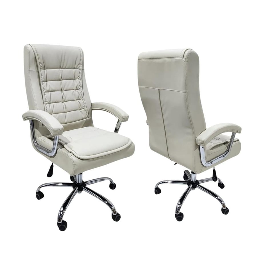 Swivel leather chair