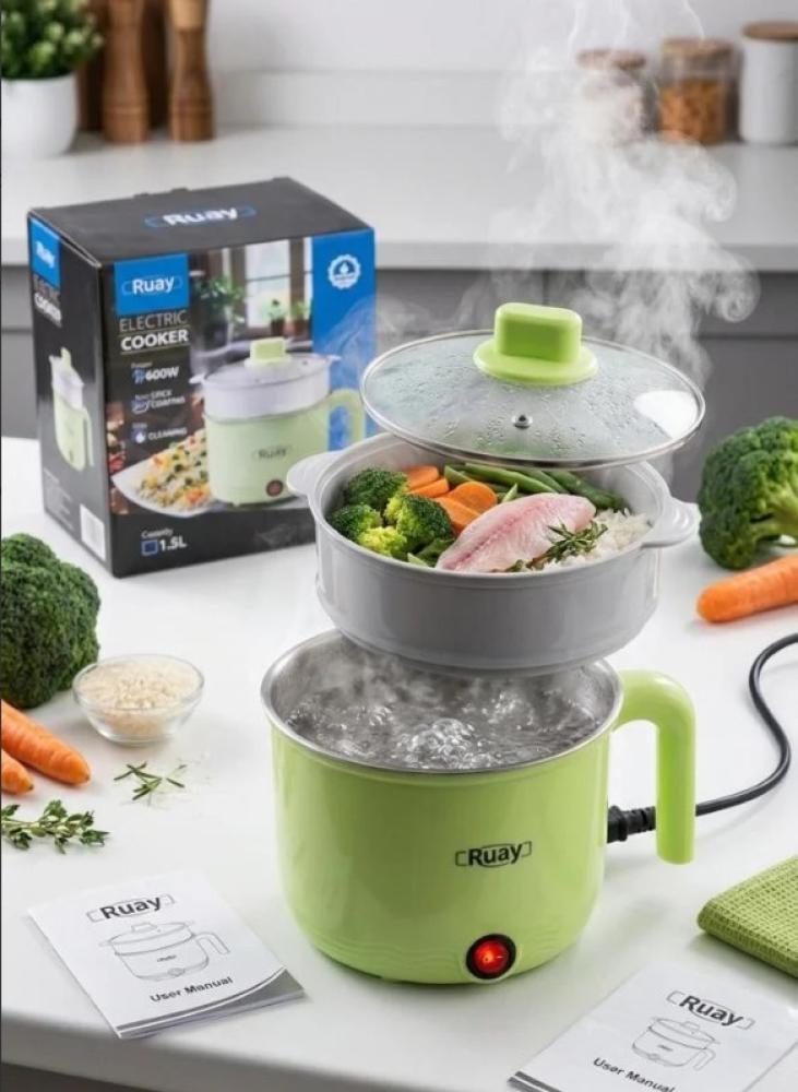 Electric rice cooker from Rawai – capacity 1.5 liters – power 600 watts