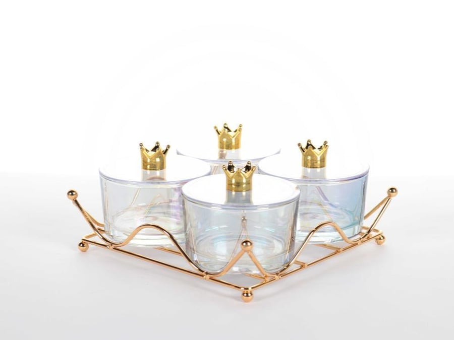 Glass container set