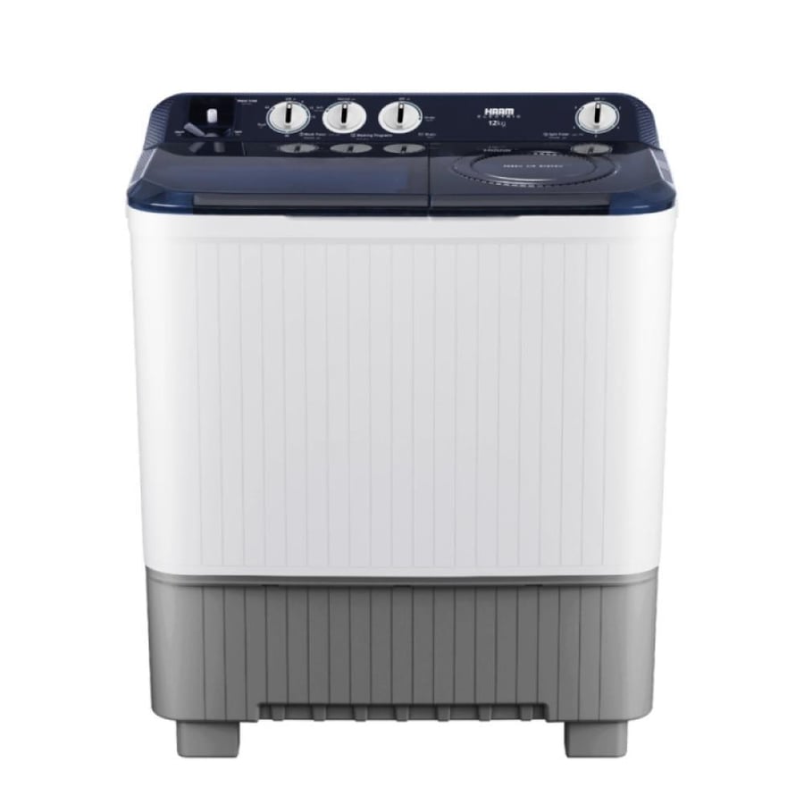 غسالة هام 13ك حوضين ابيض HMTTI 3000W H25