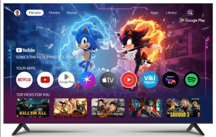شاشة دوراسات 55بوصة 4k-اندرويد15-سمارت DST55U4KSMART15