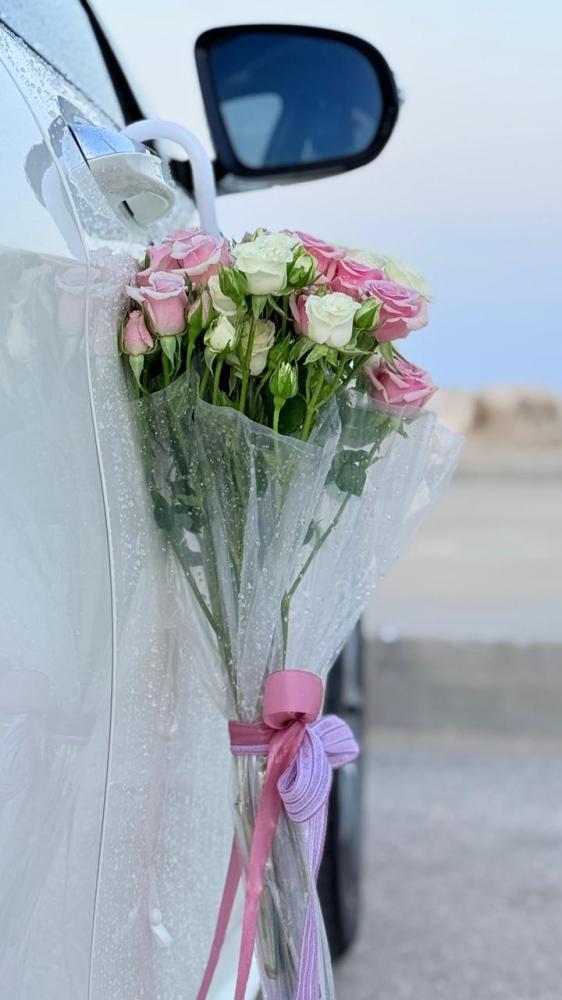 Car Rose Bouquet