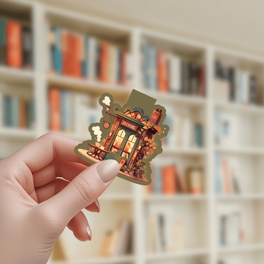 فاصل كتاب مغناطيسي – مكتبة دافئة