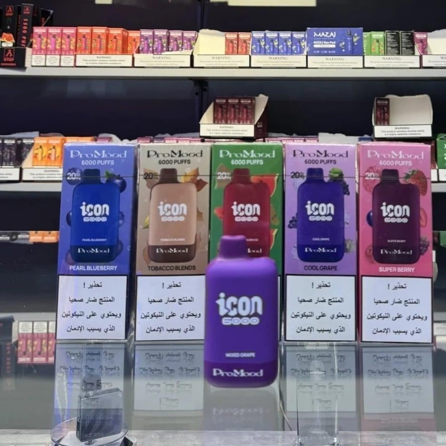 Icon Pro Mode 6000 Puffs Blueberry