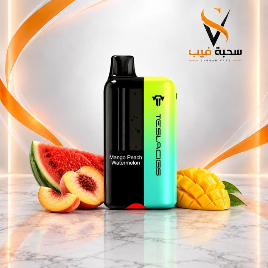 سحبة تسلا بار XT 20000 مانجو خوخ بطيخ TESLA BAR MANGO PEACH WATERMELON