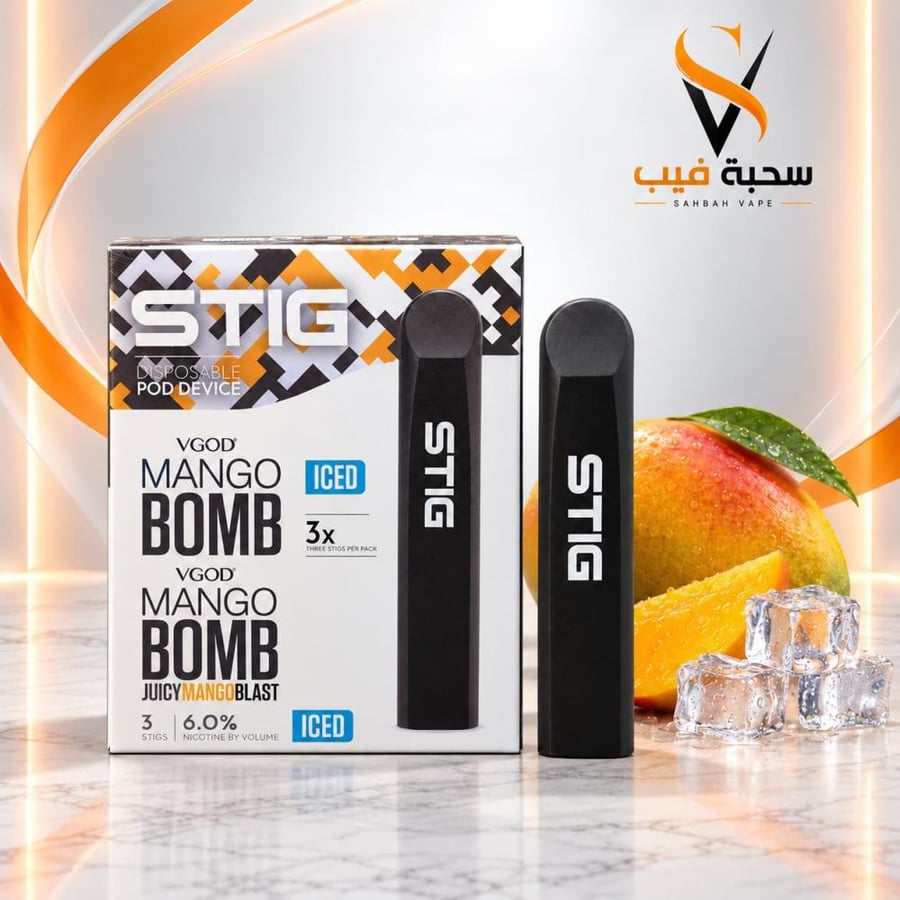 سحبة فيجود ستيج مانجو بومب آيس VGOD STIG Mango Bomb Iced