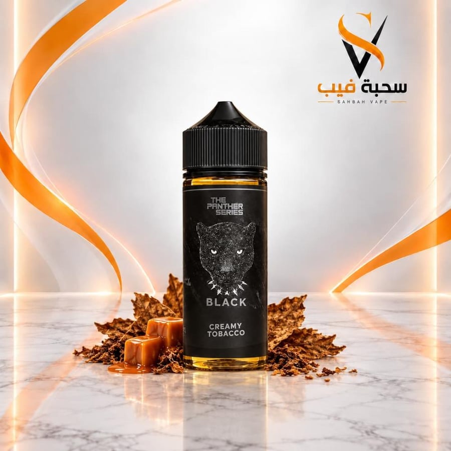 نكهة دكتور فيب كريمي توباكو بلاك 120 مل DR VAPE