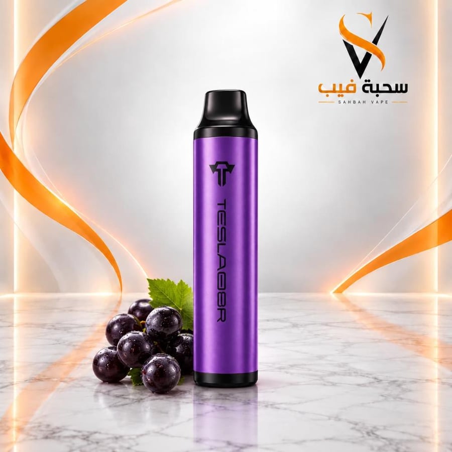 سحبة تسلا بار 3000 عنب أسود TESLA BAR 3K
