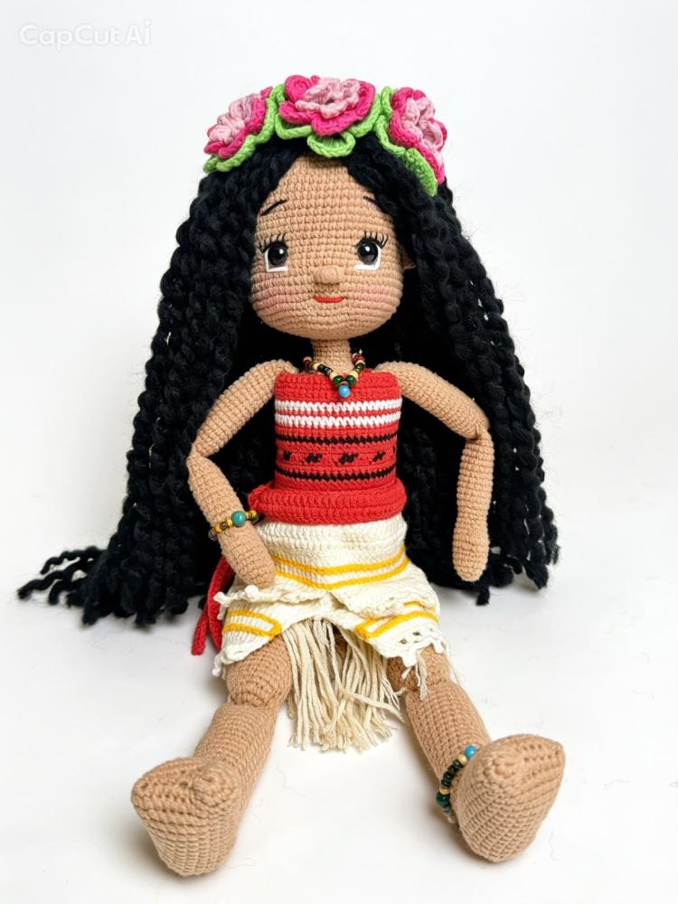 Moana Crochet Doll