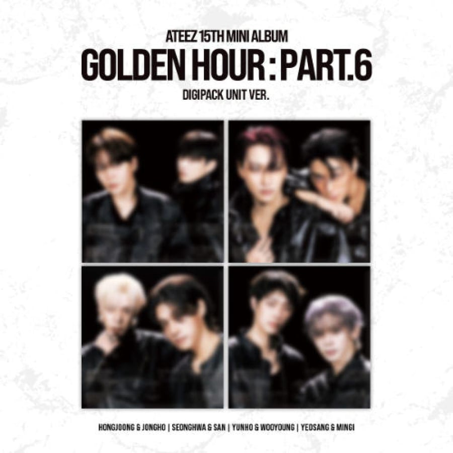 ATEEZ - 15th Mini Album GOLDEN HOUR : Part.6 (Digipack Unit Ver) (Random Ver)