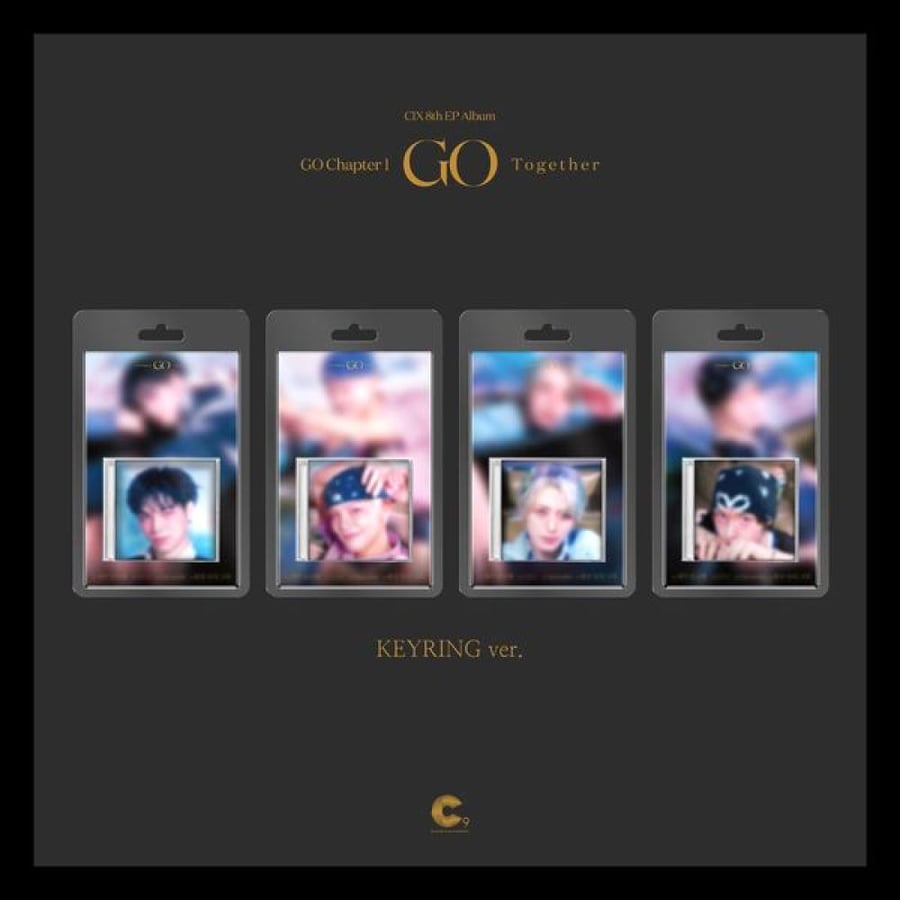 CIX - 8th Mini Album GO Chapter 1 : GO Together (KEYRING Ver) (Random Ver)