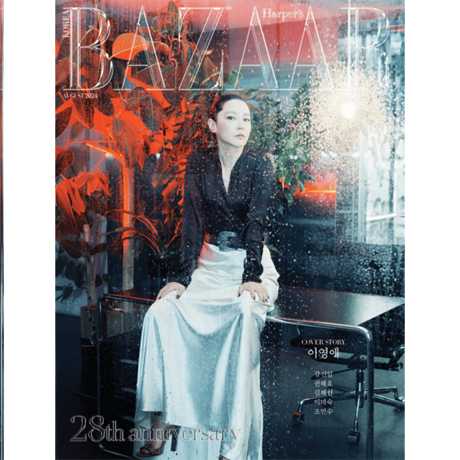 HARPER'S BAZAAR Magazine 2024.08 type A Cover actor Lee Youngae Content Lee Youngae, Lee Junho