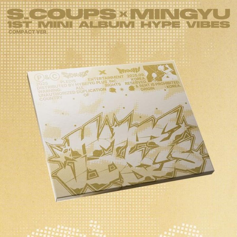 S.COUPS X MINGYU (SEVENTEEN) - 1st Mini Album HYPE VIBES (COMPACT Ver) (Random Ver)