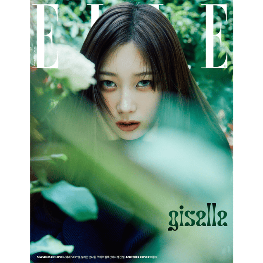 ELLE Korea Magazine 2024.08 Type A Cover aespa GISELLE Content aespa GISELLE