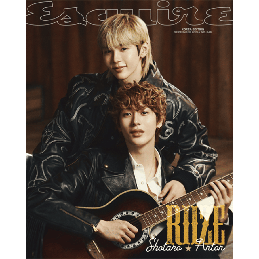 ESQUIRE Magazine 2024.09 Type C Cover RIIZE SHOTARO & ANTON Content RIIZE SHOTARO & ANTON
